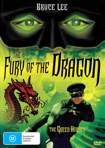 DVD cover for Fury Of The Dragon featuring Van Williams and Bruce Lee, crime genre, vintage action movie from Rare and Collectible DVDs.