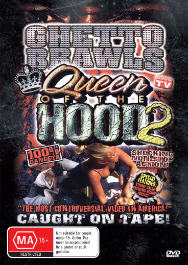 Variable DVD cover for Ghetto Brawls: Queen Of The Hood 2 by Rare and Collectible DVDs showing the movie title and artwork.