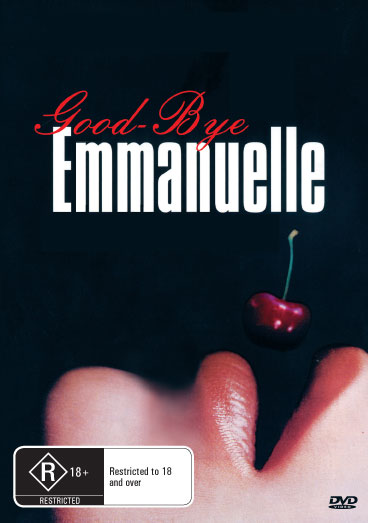 DVD cover for Goodbye Emmanuelle, a romantic film starring Sylvia Kristel and Umberto Orsini, from rareandcollectibledvds.