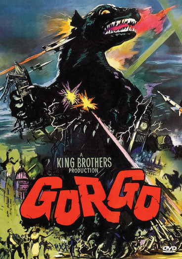 DVD cover of Gorgo, a horror film featuring Bill Travers and William Sylvester, from rareandcollectibledvds collection.