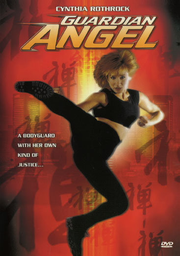 DVD cover for Guardian Angel action movie featuring Cynthia Rothrock and Daniel McVicar, starring in this action-packed film.