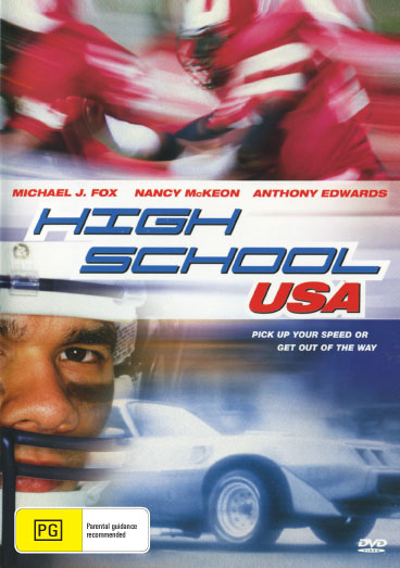 High School U.S.A. comedy DVD featuring Michael J. Fox and Nancy McKeon from Rareandcollectibledvds.
