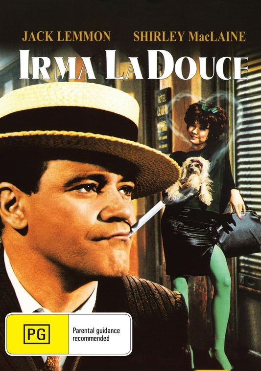 Irma la Douce DVD featuring Jack Lemmon and Shirley MacLaine, comedy film, collectible DVD from rareandcollectibledvds