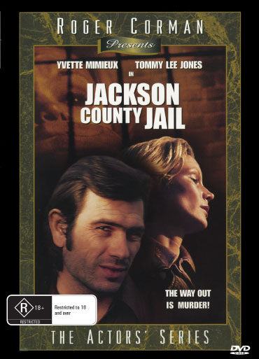 Jackson County Jail DVD featuring action scenes with Yvette Mimieux and Tommy Lee Jones, from Rare and Collectible DVDs.