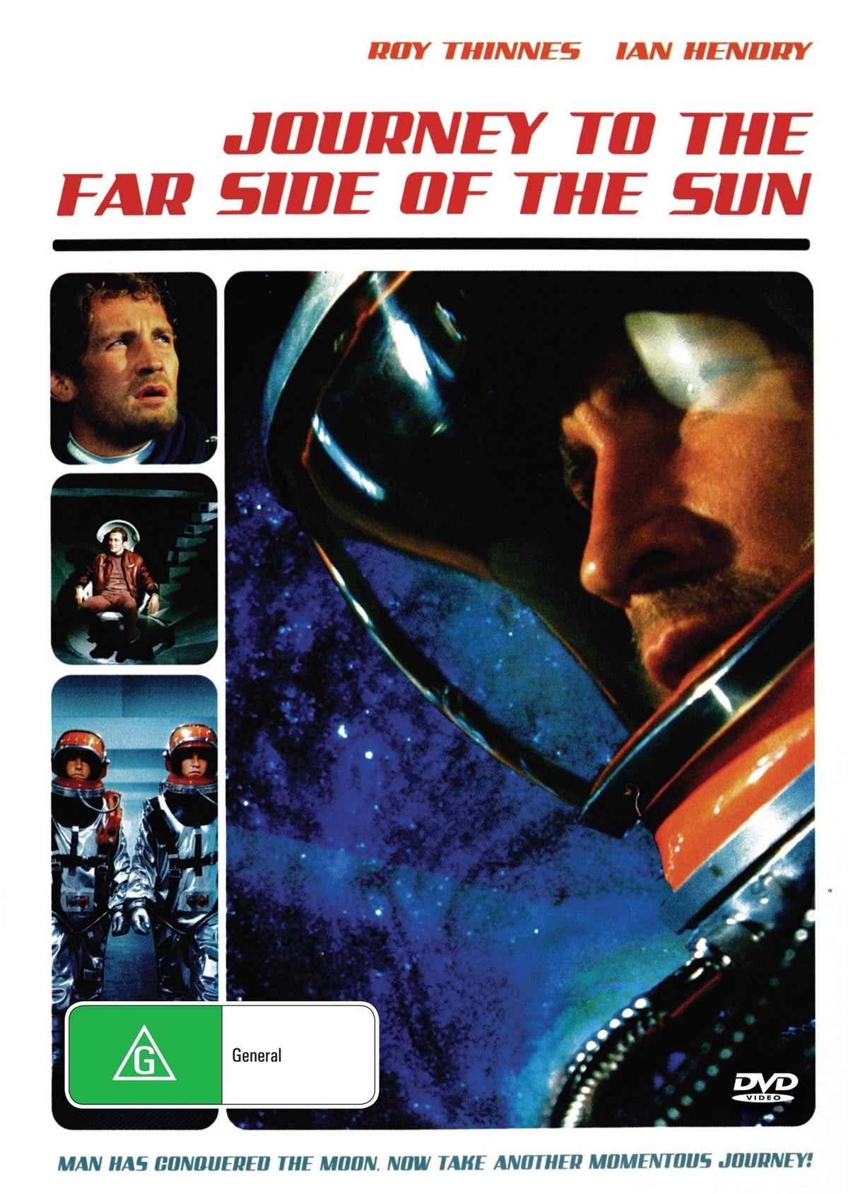 DVD of Journey To The Far Side Of The Sun sci-fi movie featuring Roy Thinnes and Ian Hendry, released by RareAndCollectibleDVDs.