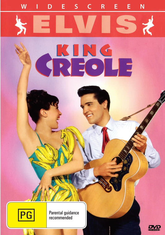 King Creole DVD featuring Elvis Presley and Carolyn Jones, crime drama movie, collectible rareandcollectibledvds edition.