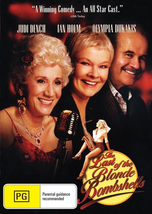 DVD cover for "Last of the Blonde Bombshells" featuring Judi Dench and Ian Holm, from RareandCollectibleDVDs.