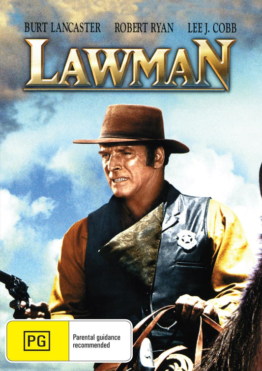 Western DVD featuring John Russell and Peter Brown from the TV series Lawman, collectible rareandcollectibledvds product image.
