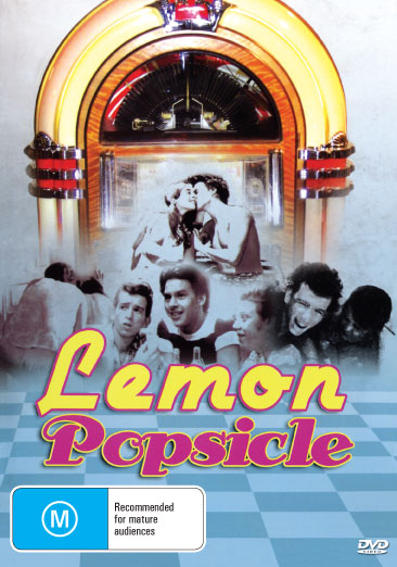 Lemon Popsicle DVD horror film starring Yftach Katzur and Anat Atzmon, featuring a colorful movie poster image.