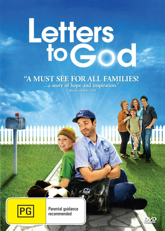DVD cover of "Letters to God" drama featuring Tanner Maguire and Jeffrey Johnson, from RareAndCollectibleDVDs.