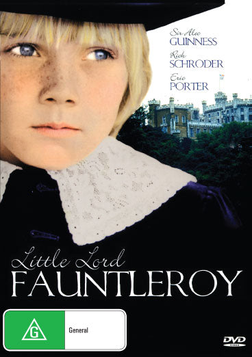DVD of Little Lord Fauntleroy drama featuring Ricky Schroder and Alec Guinness, from rareandcollectibledvds.
