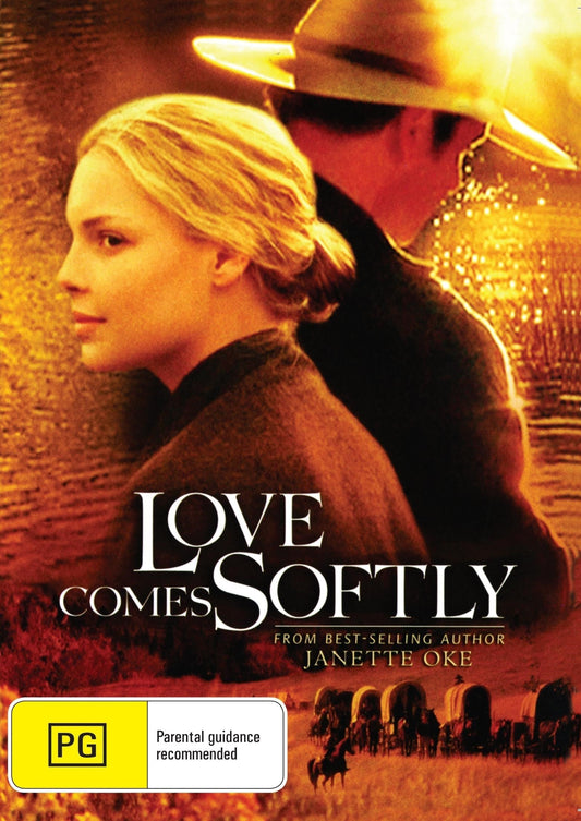 DVD cover for Love Comes Softly featuring Katherine Heigl and Dale Midkiff, romance movie, from rareandcollectibledvds.