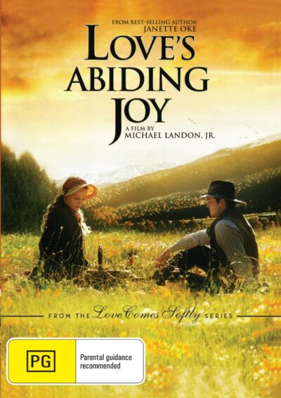 Western DVD Love's Abiding Joy featuring Erin Cottrell and Dale Midkiff, from rareandcollectibledvds, showing the DVD cover.