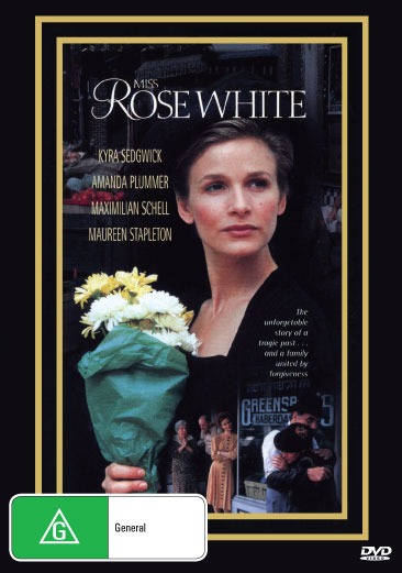 DVD cover image of "Miss Rose White" drama featuring Maximilian Schell and Kyra Sedgwick, from rareandcollectibledvds.