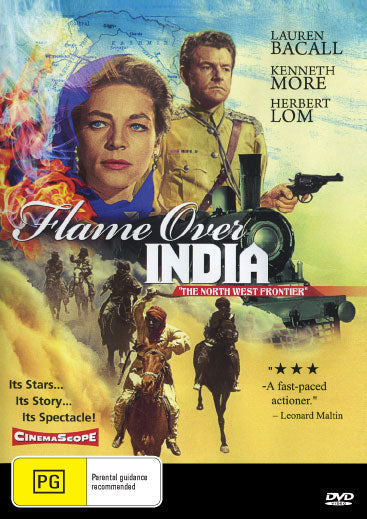 North West Frontier DVD featuring Kenneth More and Lauren Bacall, adventure film from RareandcollectibleDVDs