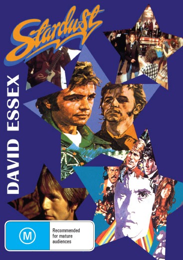 DVD cover of Stardust on DVD featuring David Essex and Adam Faith, music-themed movie from rareandcollectibledvds collection.