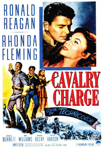 DVD cover of "The Last Outpost" drama featuring Ronald Reagan and Rhonda Fleming, from RareandCollectibleDVDs.