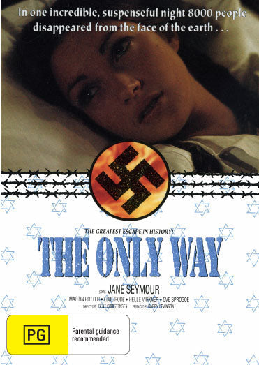 DVD of "The Only Way" featuring Ebbe Rode and Helle Virkner, a war drama, from Rare and Collectible DVDs collection.