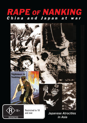 DVD cover for "The Rape Of Nanking" documentary featuring Olivia Cheng and Jillian Rees-Brown, from rareandcollectibledvds.