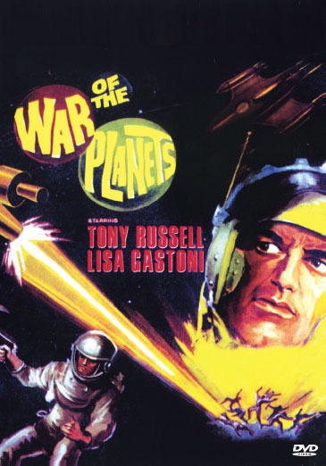 DVD of War Of The Planets sci-fi movie featuring John Richardson and Yanti Somer, from rareandcollectibledvds.