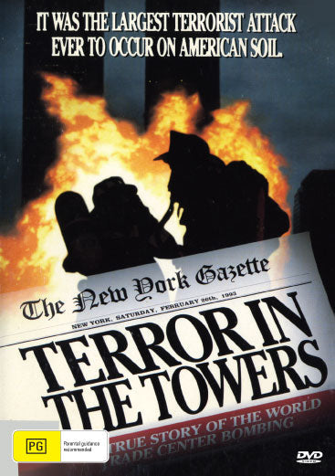 DVD cover of Without Warning: Terror In The Towers featuring James Avery and Andre Braugher, drama film, from rareandcollectibledvds