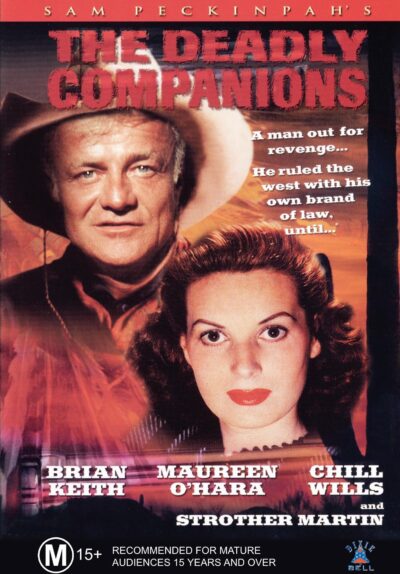 DVD cover of The Deadly Companions Western featuring Maureen O'Hara and Brian Keith from Rare and Collectible DVDs.