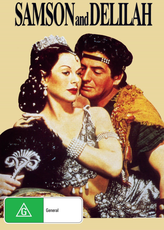 Samson and Delilah DVD featuring Hedy Lamarr and Victor Mature, drama film, collectible edition from Rare and Collectible DVDs
