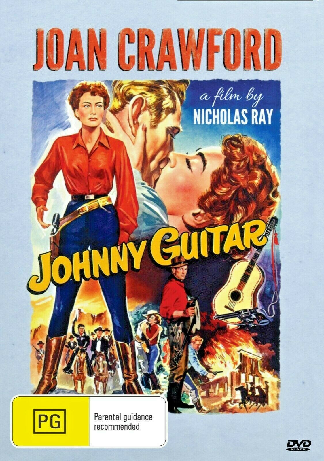 Johnny Guitar DVD featuring Joan Crawford and Sterling Hayden, a classic drama movie from Timeless Classic DVD collection.