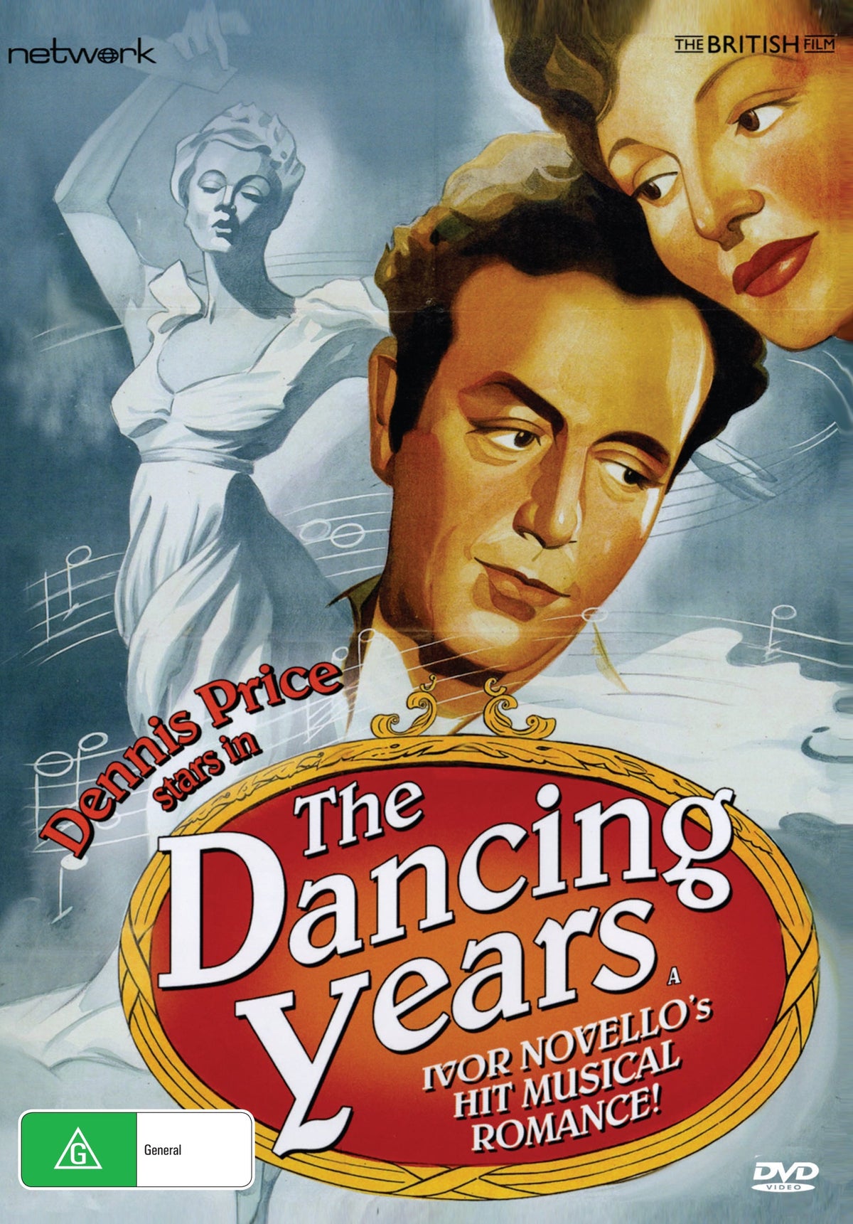The Dancing Years DVD featuring musical performances with Dennis Price and Gisele Préville, part of Timeless Classic DVD collection.