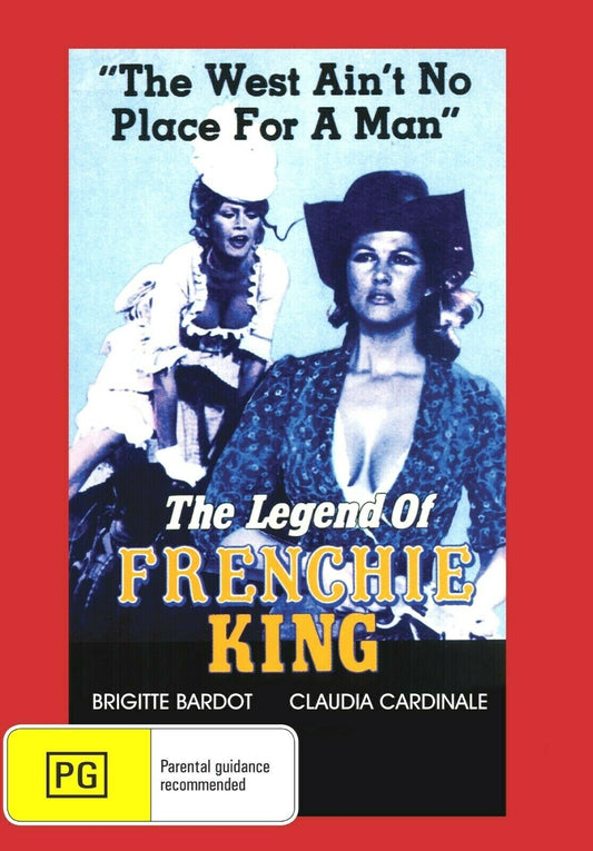 DVD cover image for The Legend of Frenchie King featuring Brigitte Bardot and Claudia Cardinale, an action movie from Timeless Classic DVD.