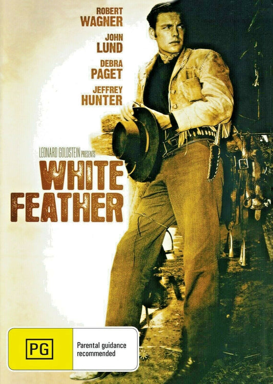 White Feather DVD featuring Robert Wagner and Jeffrey Hunter, historical movie from Timeless Classic DVD collection.