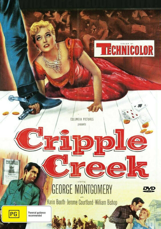 Cripple Creek DVD featuring George Montgomery and Karin Booth, Western movie from Timeless Classic DVD collection.