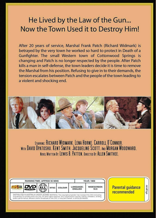 Death of a Gunfighter DVD featuring Richard Widmark and Lena Horne, comedy movie from Timeless Classic DVD collection.