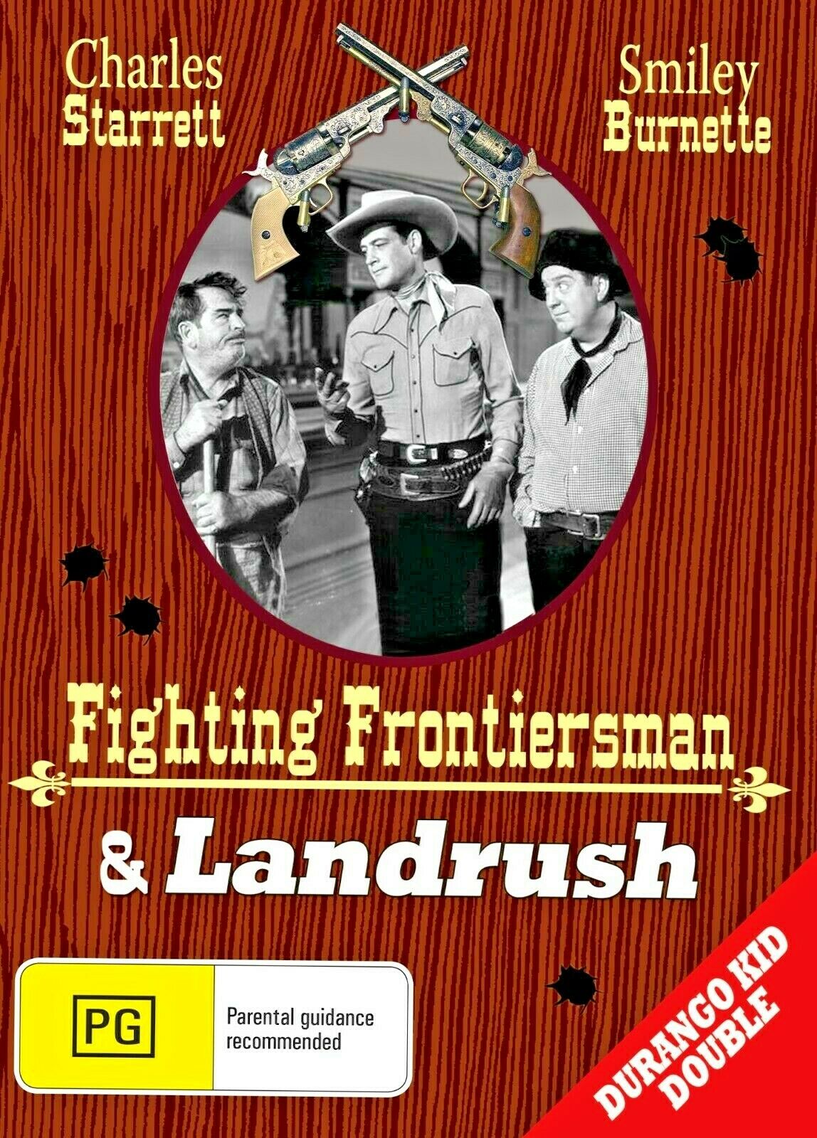 Western DVD of The Fighting Frontiersman featuring Charles Starrett and Helen Mower, part of Timeless Classic DVD collection.